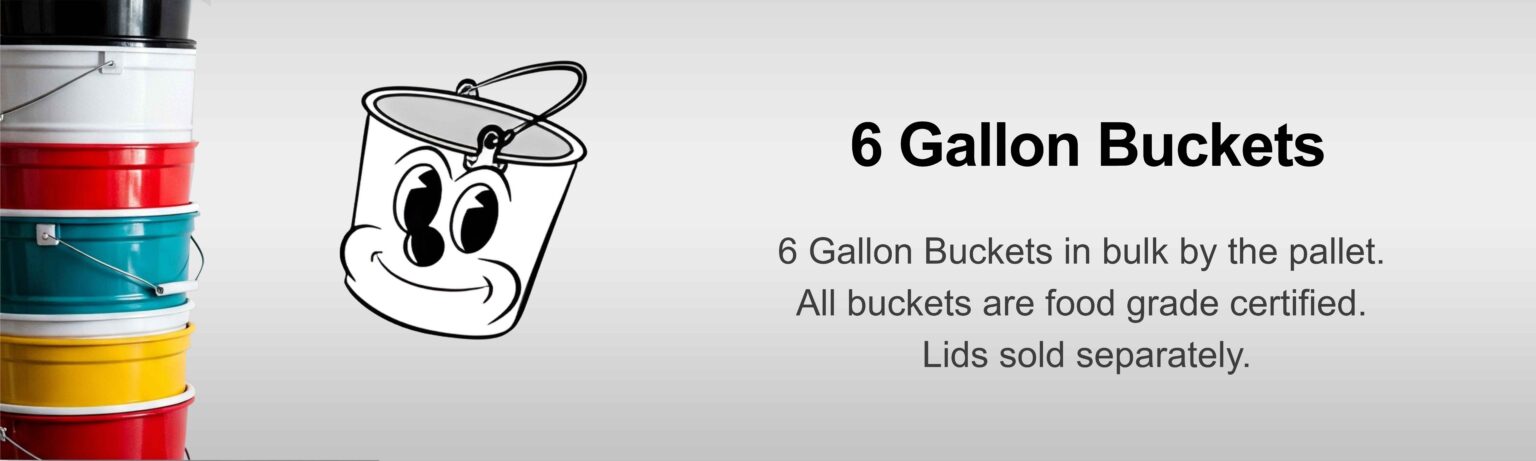 6 Gallon Buckets