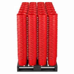Pallet: 720 x 1-Gallon Food-Grade Plastic Buckets with Handles - $1,044 without lids
