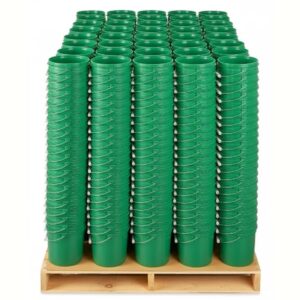 1 gallon food grade buckets wholesale green plastic with metal handle FDA compliant