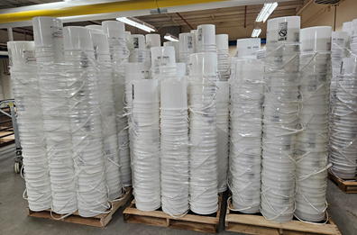 Wholesale 5 gallon white food grade buckets stack